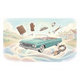 Подарки на День Отца для папы-любителя винтажных автомобилей